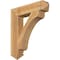 Ekena Millwork Legacy Arts & Crafts Rough Sawn Bracket, Western Red Cedar, 6"W x 30"D x 34"H BKT06X30X34LEC03RWR - alternate 1